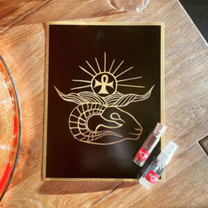 :The Ascension of Amoun-Ra: Giclée Print + Ritual Observance Set