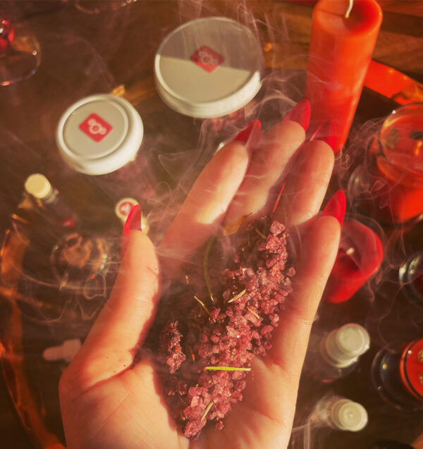 Exalted Sol bath salts hand Exalted Sol bath salts hand