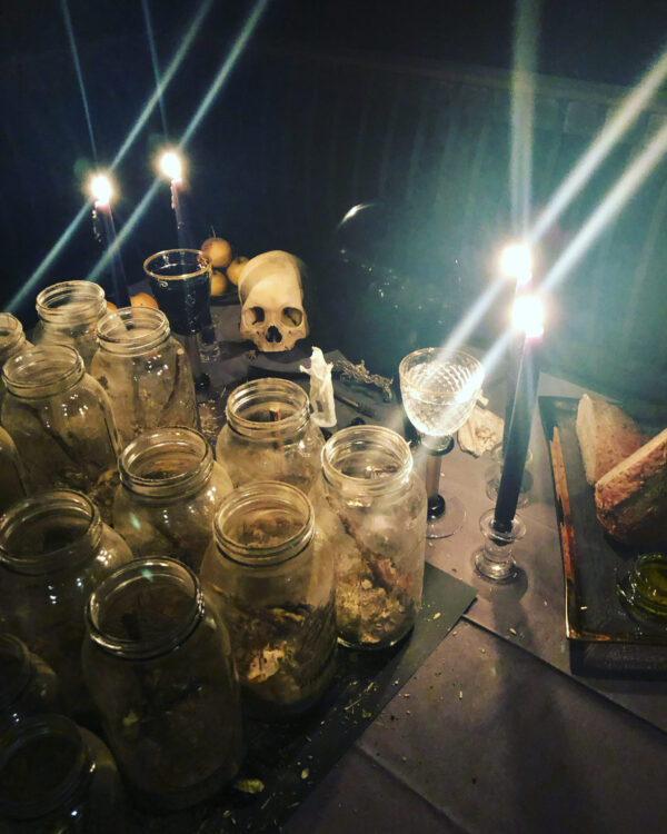 Hermanubis II dark altar candles making Hermanubis II dark altar candles making