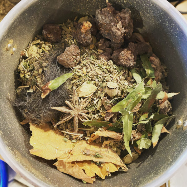 Hermanubis II powder incense interior