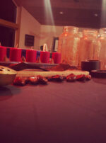 Mars in Scorpio Altarscape prep Main Oil Powder Incense