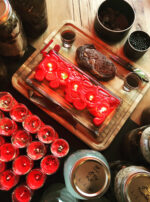 Mars in Scorpio Candles Waters Altar