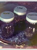 ss-DA bad handwriting on herb jar tops because im practical