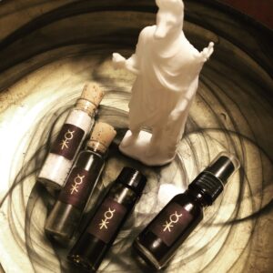 Hermanubis Statue + Opening of the Mouth and Eyes Ritual Set