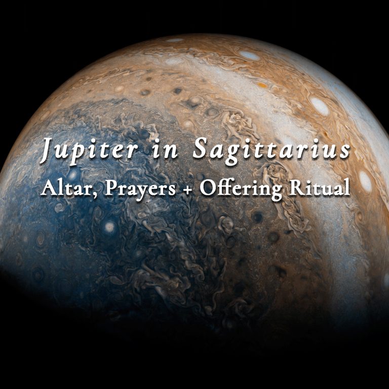 Jupiter in Sagittarius — Altar, Prayers, and Offering Ritual