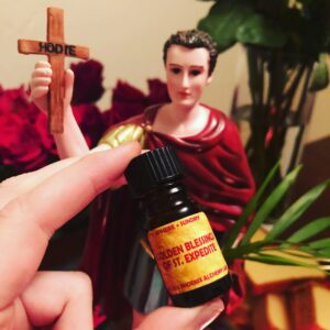 Golden Blessings of St. Expedite Perfume Oil