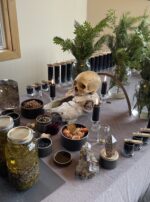 Saturn in Capricorn altar oils candles