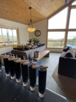 Saturn in Capricorn candles altar far