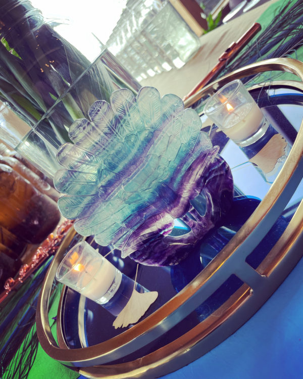 Quicksilver Tongue altar main flourite peacock Quicksilver Tongue altar main flourite peacock