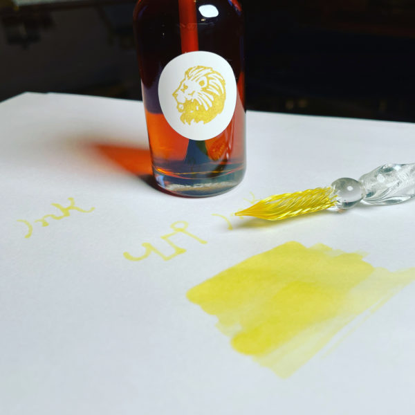 Regulus III ink stain close Regulus III ink stain close