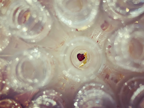 Regulus III oils garnet heart Regulus III oils garnet heart