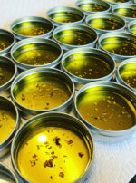 Venus Aerial Delight Libra rose gold spangled salves