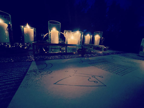 Luna in Cancer creation main mat altar Luna in Cancer creation main mat altar