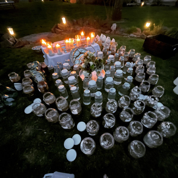 Luna in Cancer creation oils altar from left main