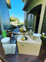 Exalted Mercury Bath Salts Incense Behind