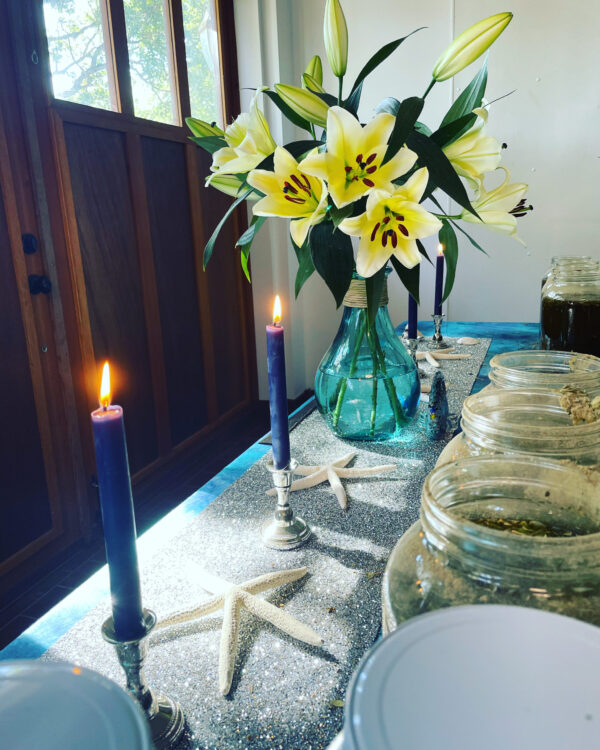 Butter Ocean Jupiter in Pisces Altar Flowers Butter Ocean Jupiter in Pisces Altar Flowers