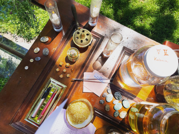 Mercury in Gemini Altar above Mercury in Gemini Altar above