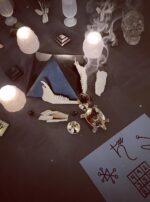 Saturn in Aquarius Altar Main Skull