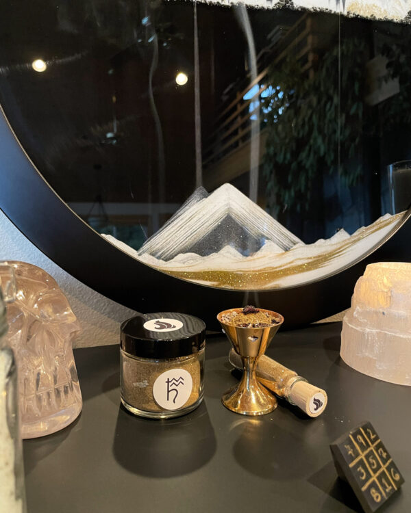 Saturn in Aquarius Incense Powder Burning