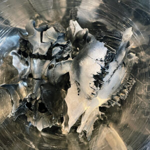 Ink + Skin Stain of Saturn in Aquarius