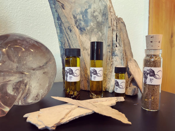 Saturn in Aquarius Mammoth Subset Anointing Oil Incense Powder Saturn in Aquarius Mammoth Subset Anointing Oil Incense Powder