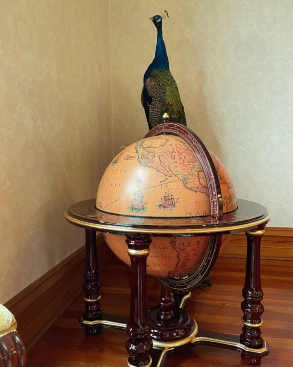 Thema Mundi Globe Peacock Main Thema Mundi Globe Peacock Main