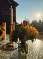 Golden Sol Sun in Leo Sphere and Sundry Altar Water Bottles Main