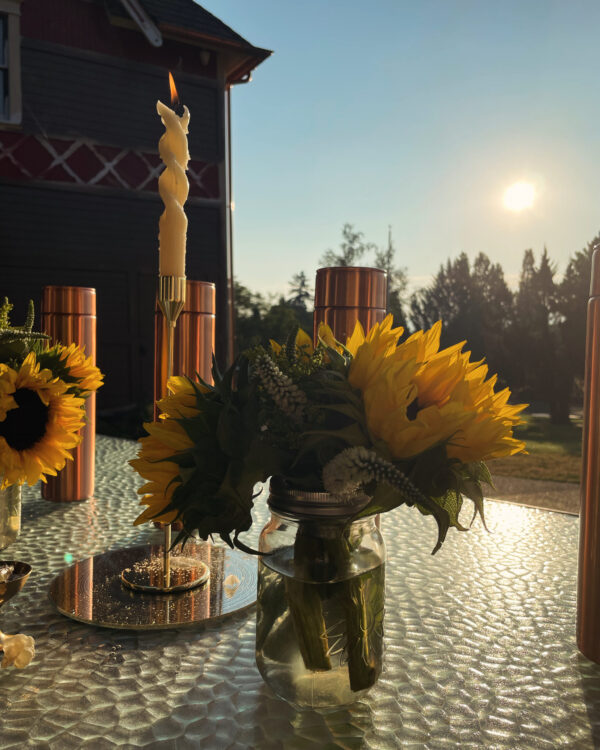 Golden Sol Sun in Leo Sphere and Sundry Altar Water Bottles Main Golden Sol Sun in Leo Sphere and Sundry Altar Water Bottles Main