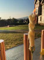 Golden Sol Sun in Leo Sphere and Sundry Candle House Water Bottle