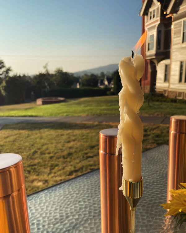 Golden Sol Sun in Leo Sphere and Sundry Candle House Water Bottle