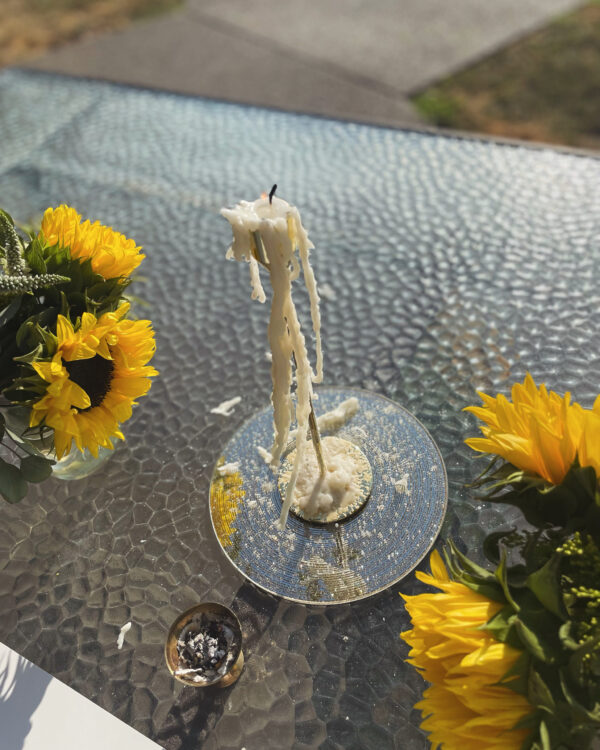 Golden Sol Sun in Leo Sphere and Sundry End of Working Candle Altar Golden Sol Sun in Leo Sphere and Sundry End of Working Candle Altar