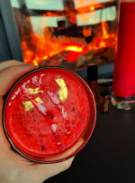 Fiery Wall Candle Melting