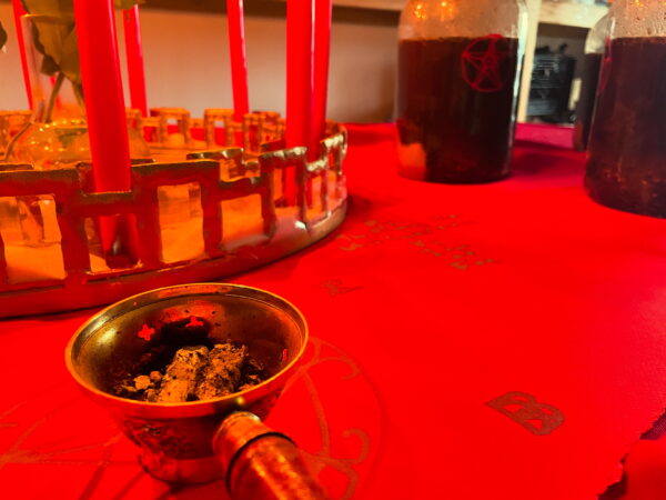 Fiery Wall of Protection Altar Close Up Wide Fiery Wall of Protection Altar Close Up Wide