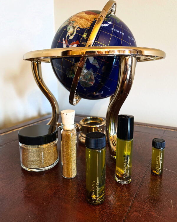 Third Decan of Capricorn Talismanic Materia The Sovereigns Decree Anointing Oil Incense Powder