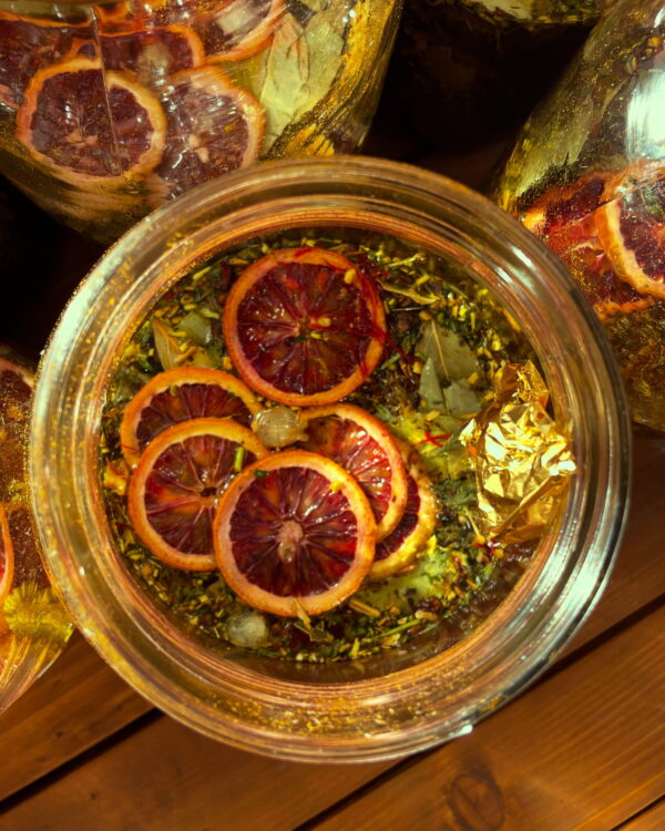 Anointing Oil Tincture Blood Orange Golden Titan