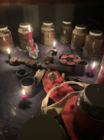 Ferrum Noctis Mars in Capricorn Talismanic Materia Altar Main Shark Tall