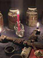 Ferrum Noctis Mars in Capricorn Talismanic Materia Altar Skull