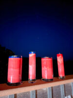 Ferrum Noctis Mars in Capricorn Talismanic Materia Candles Tall