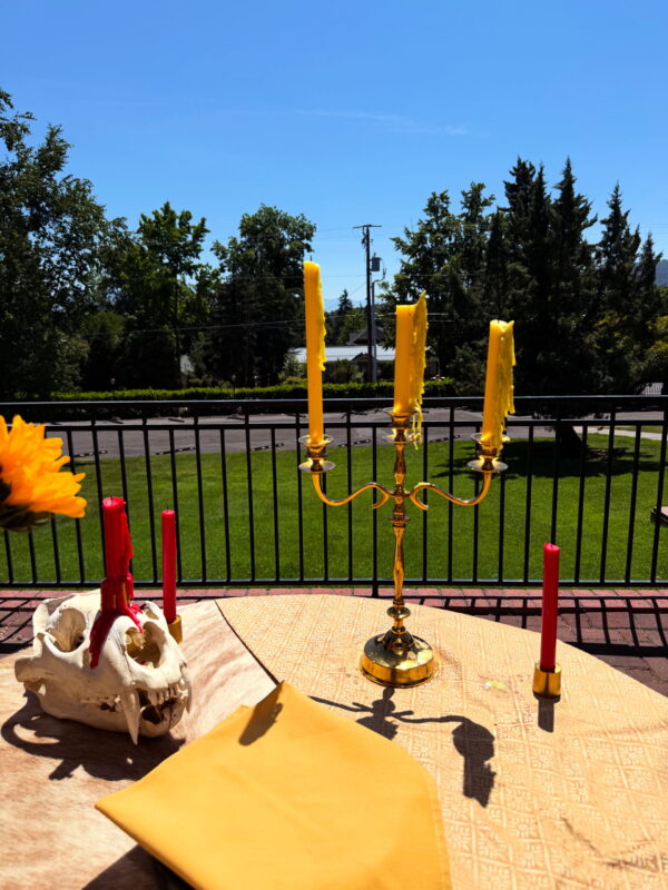 Leo III Third Decan of Leo Candles Burning Like Flag Leo III Third Decan of Leo Candles Burning Like Flag