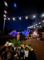 Exalted Jupiter in Cancer Talismanic Materia altar tall flowers moon fire